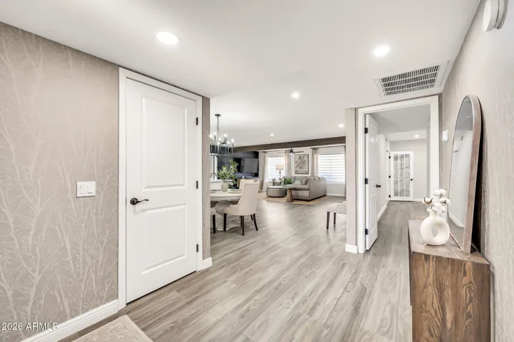 View from Entryway to Living Areas