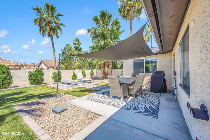 Dining and BBQ Patio Area
