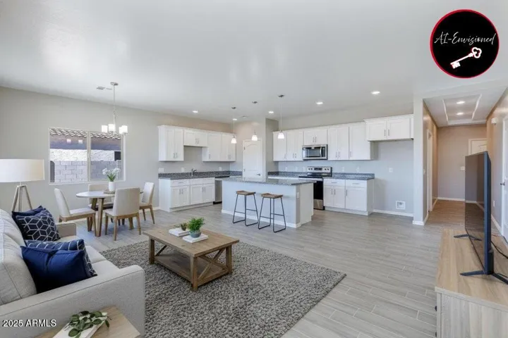 AI was used to enhance this photo and provide design ideas. Actual home features and finishes may vary.