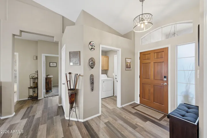 Beautiful tile "wood" flooring.