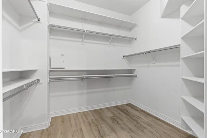 Primary closet