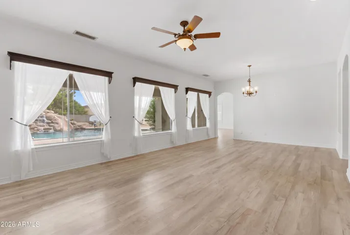 Formal living room view w/windows