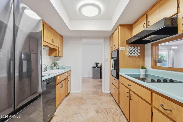 galley kitchen