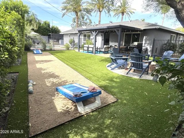 Backyard looking North