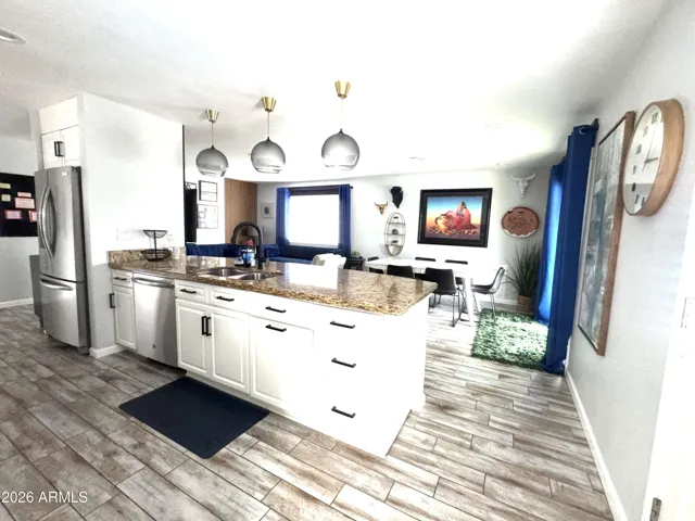 Kitchen refrigerator/ dishwasher/ sink