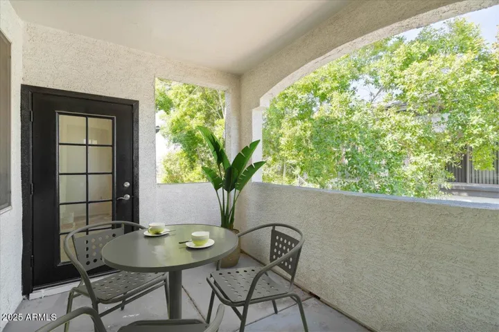 Private Balcony * virtually staged*