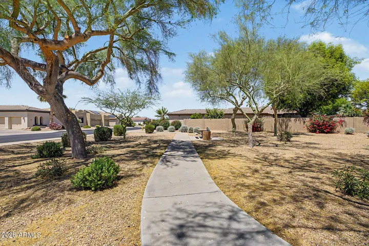 Open space across the street