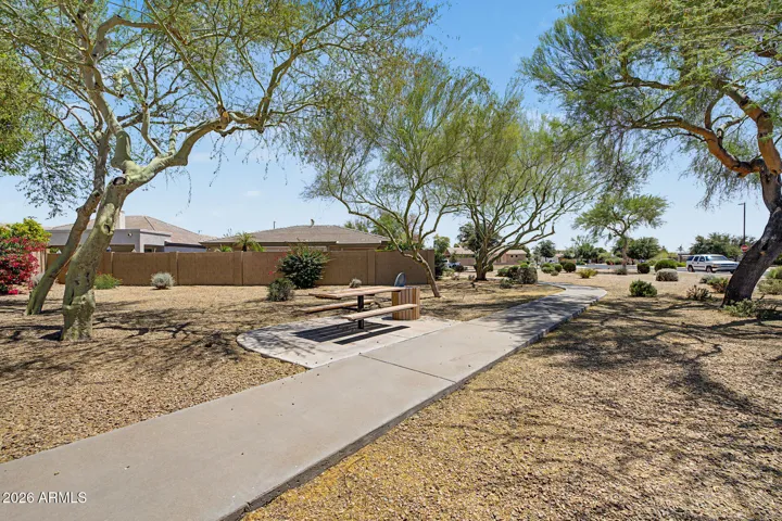 Open space across the street