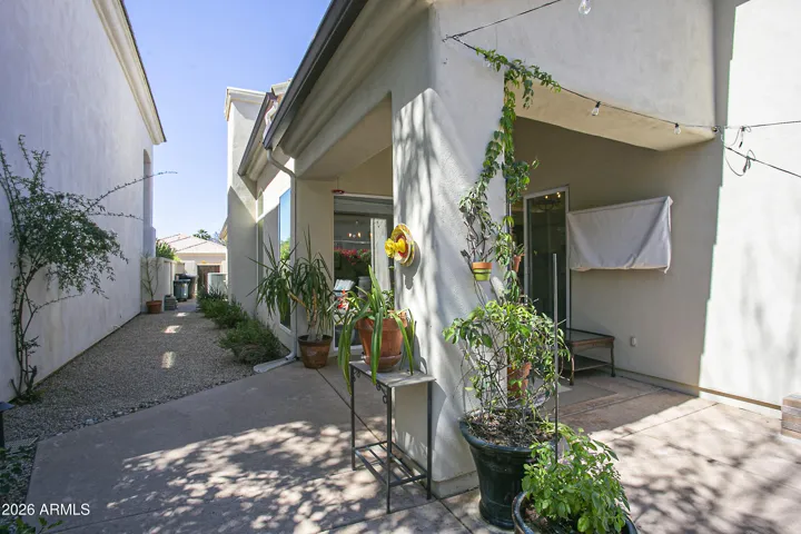 Covered patio