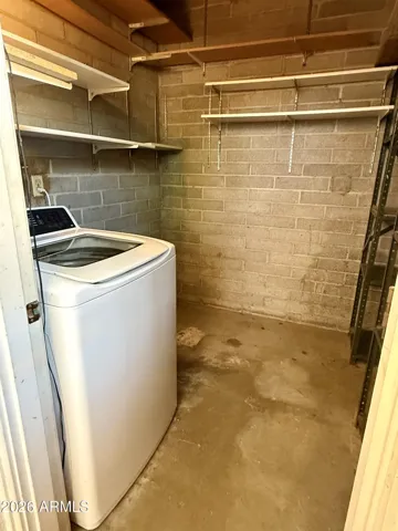 Laundry / storage area