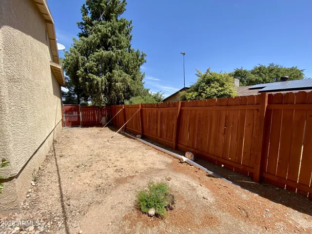 Gated East Side of Home