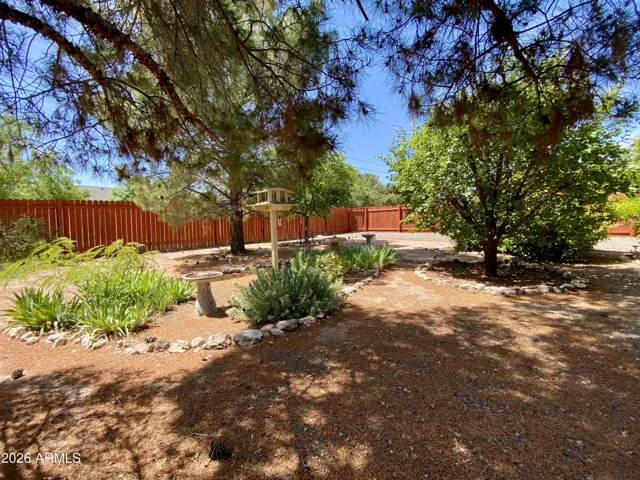Backyard Facing West