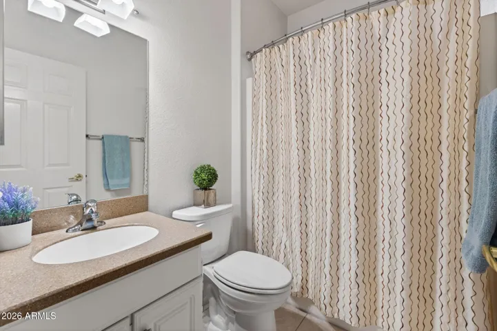 The Guest Bedroom and Guest Bath have a privacy with a door to that portion of the home
