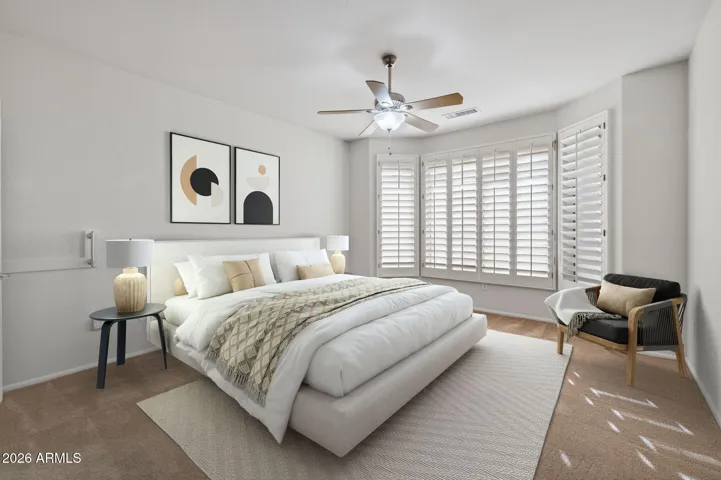 Virtually Staged Room