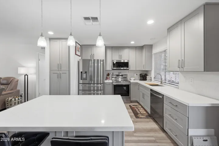 Remodeled kitchen
