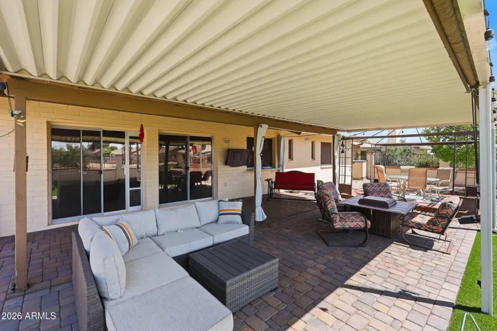 Extended patio