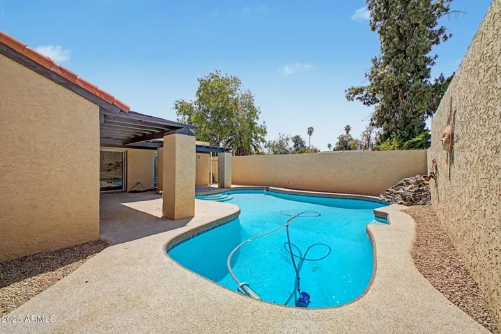 Sparkling pool for summer swims!
