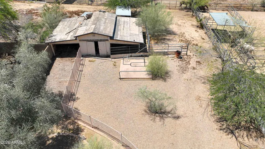 Horse facilities.