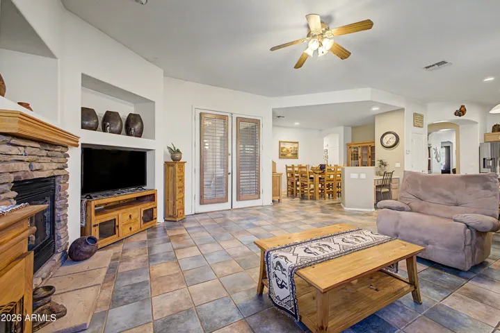 GREAT ROOM WITH GAS FIREPLACE