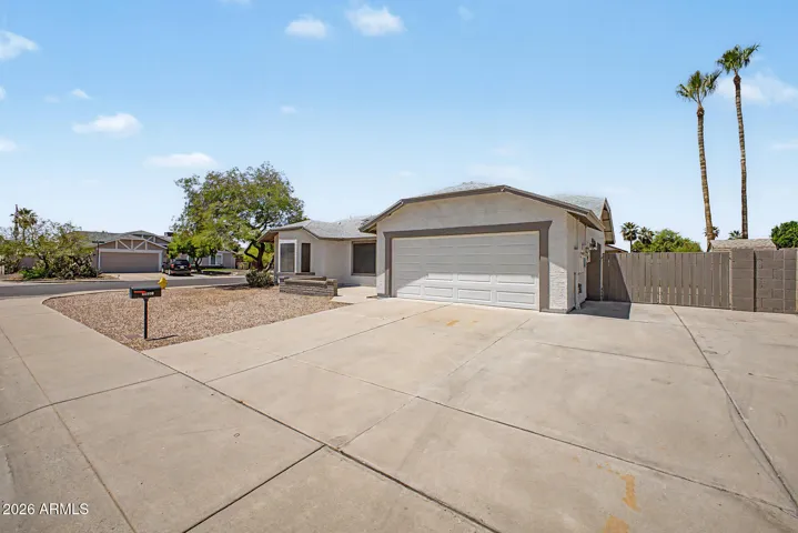 Large driveway