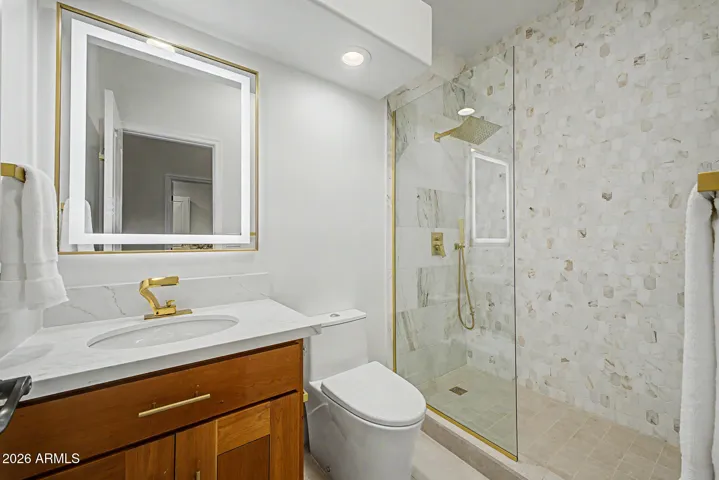 Impressive full guest bath