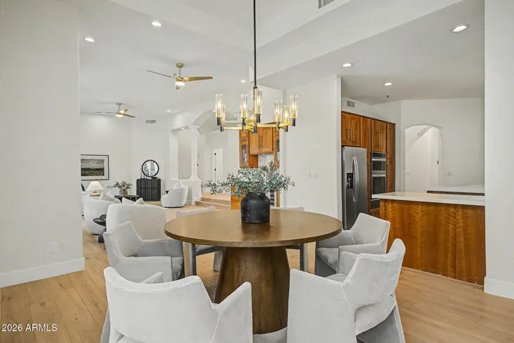 Perfectly situated dining area