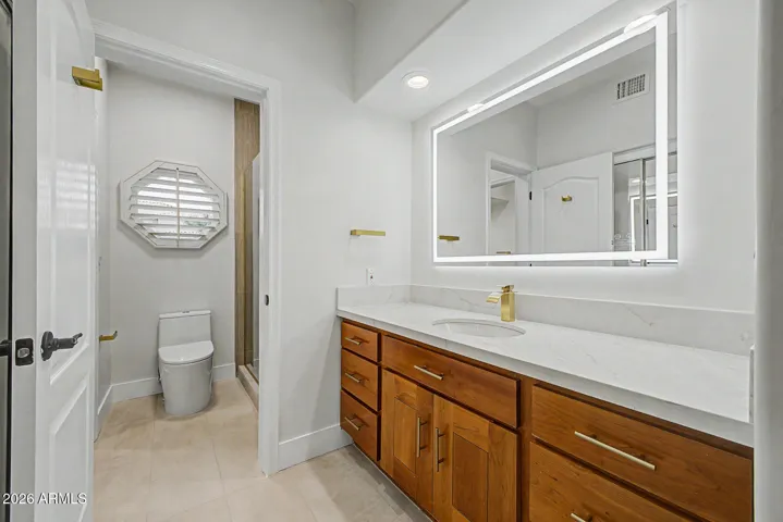 Private bathroom space for each bedroom