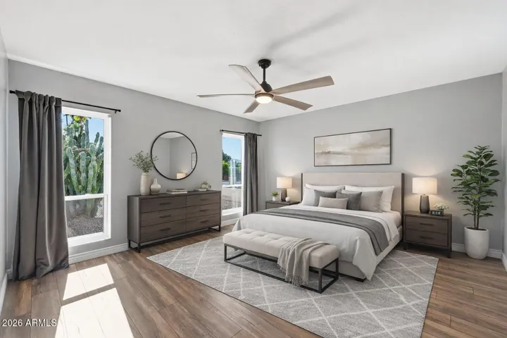 Updated ceiling fans throughout!