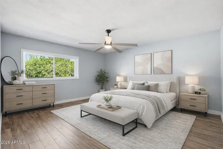 Complete with a spacious walk-in closet