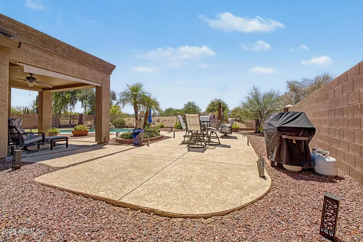 An extended patio was added and approved for Ramada or Peralgo.