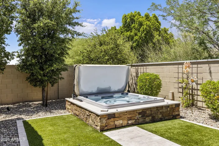 Enjoy relaxation in your private spa in your private backyard with desert and Mountain views, perfect for Arizona evenings