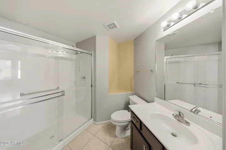 With decorative alcove.