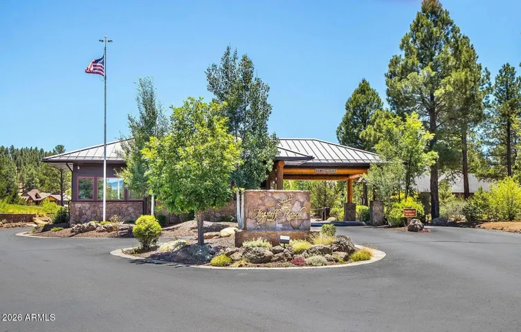 Flagstaff Private Golf Community Entrance.