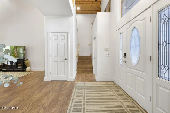 Open & bright foyer area.