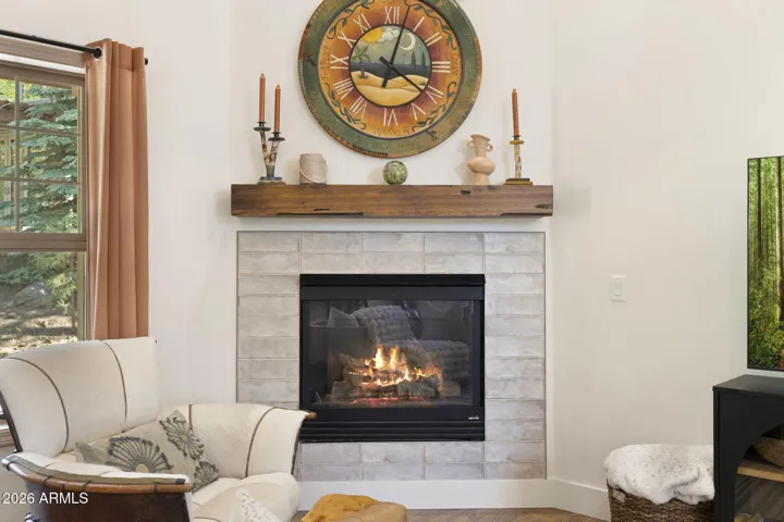 Cozy gas fireplace located in the heart of the great room for those cool evenings or winter snow days.