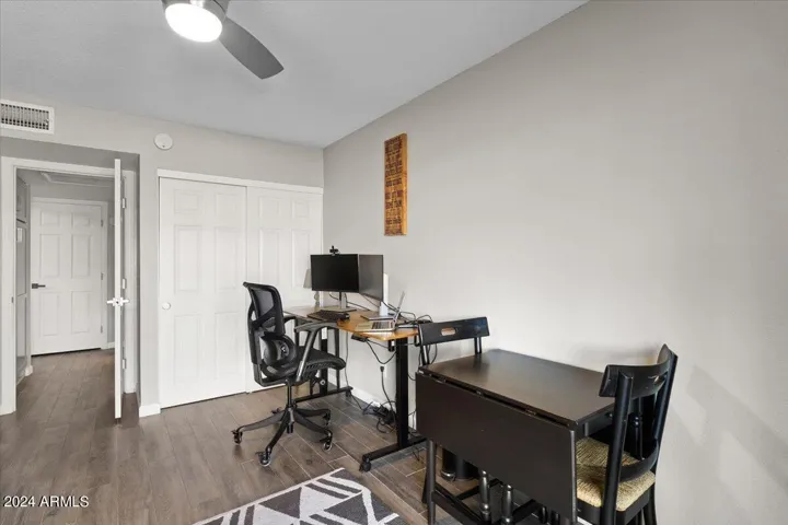 Versatile secondary bedroom ideal for guests, office, or flex space