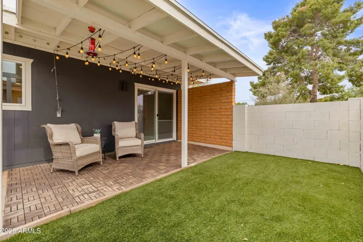 Patio and Yard