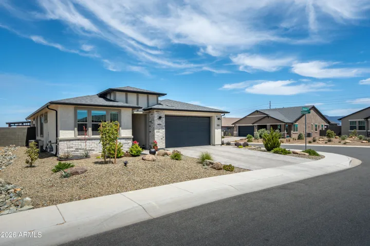 Beautiful curb appeal with low maintenance front yard