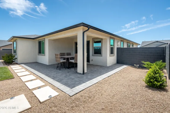 Spacious covered patio