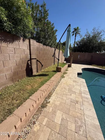 Nice grassy area to potentially garden!
