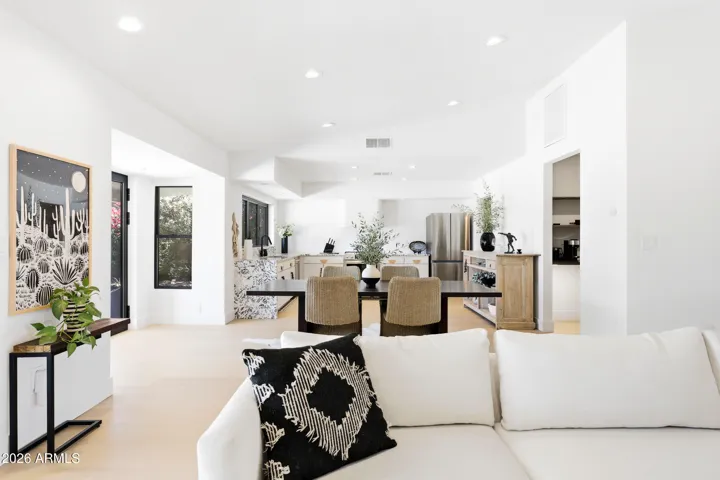 Vaulted Ceiling Living Room