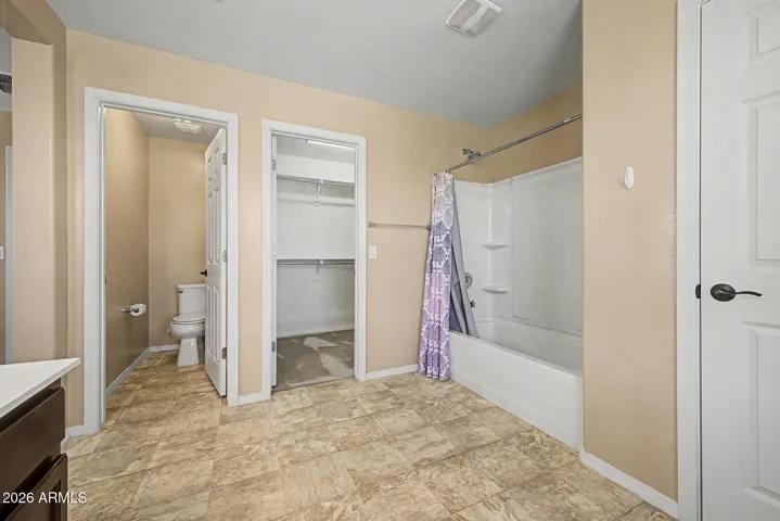 Walk In closet and Water Closet
