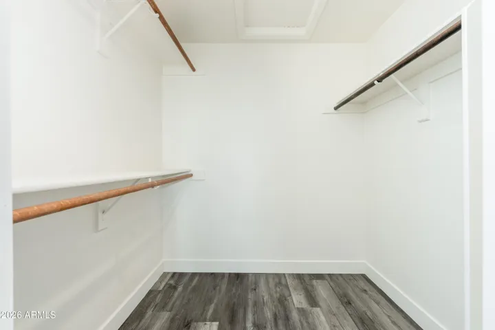 Primary walk-in closet