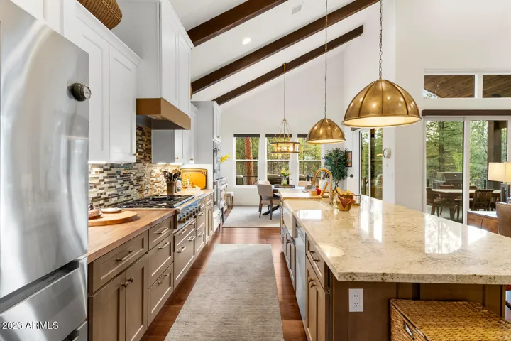 Beautiful custom cabinetry.