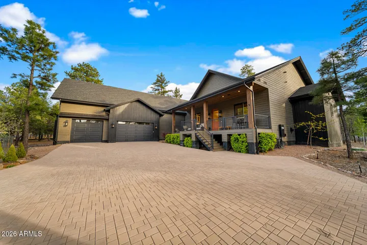 Paver driveway and parking area