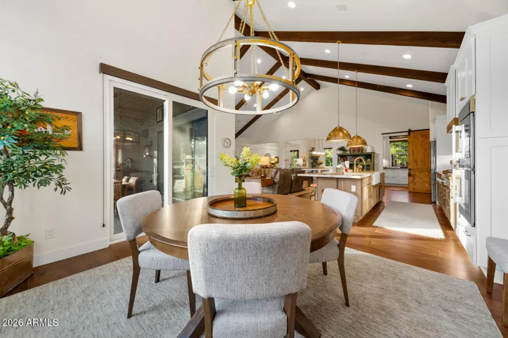 Dining area off kitchen.
