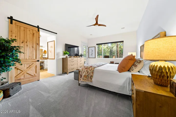 Master Suite with exit to sun deck.