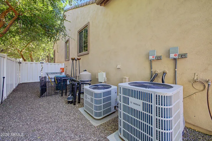 Both HVAC units replaced in May of 2023. Bosch variable speed 15 seer.