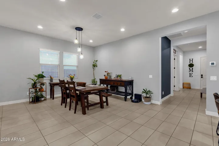Large dining area.