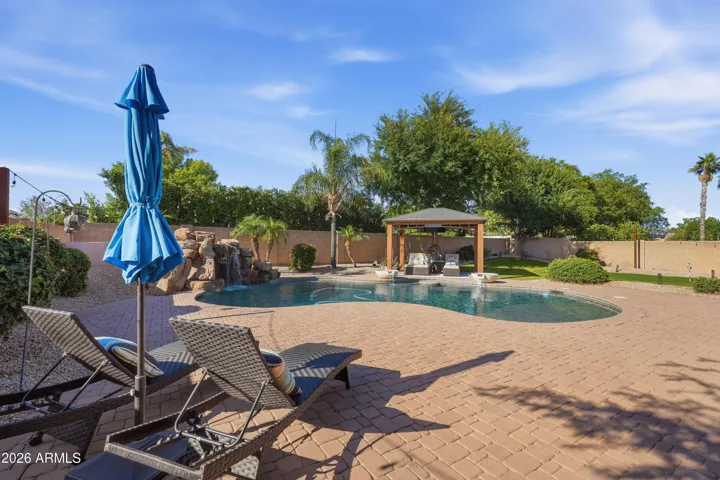 Resort style backyard